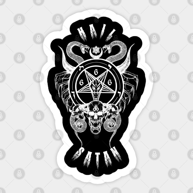 Sigil Of Baphomet Sticker by InkPerspective